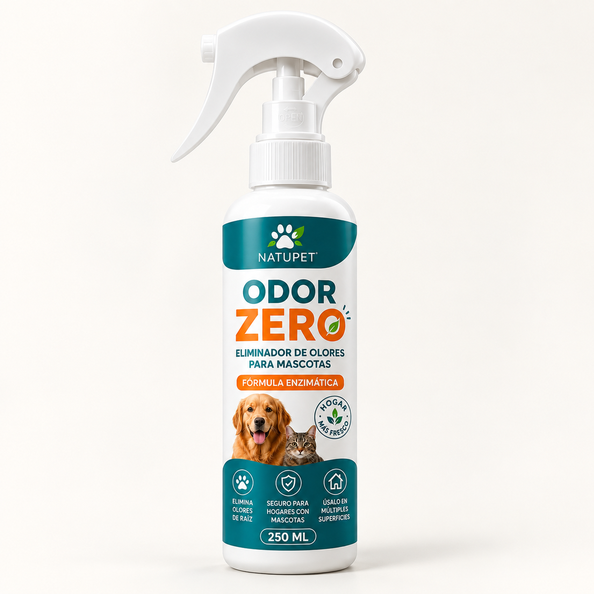 Eliminador de olores para mascotas